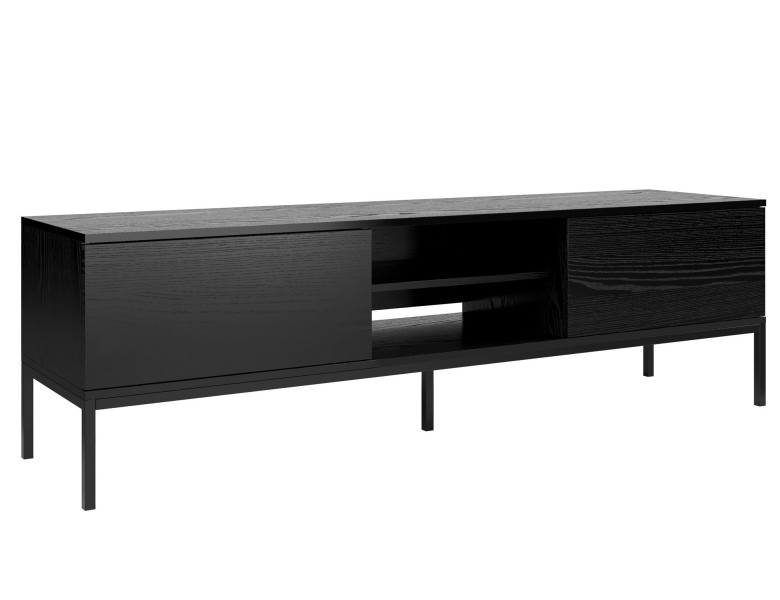 Szafka RTV industrialna czarna 662470