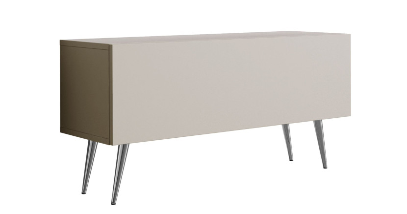Szafka RTV Kaszmir, chromowane nogi, 100 x 34 x 32 cm 352284