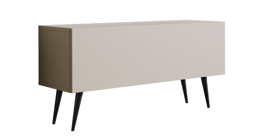 Szafka RTV : Kaszmir, czarne nogi, 100 x 34 x 32 cm 352288