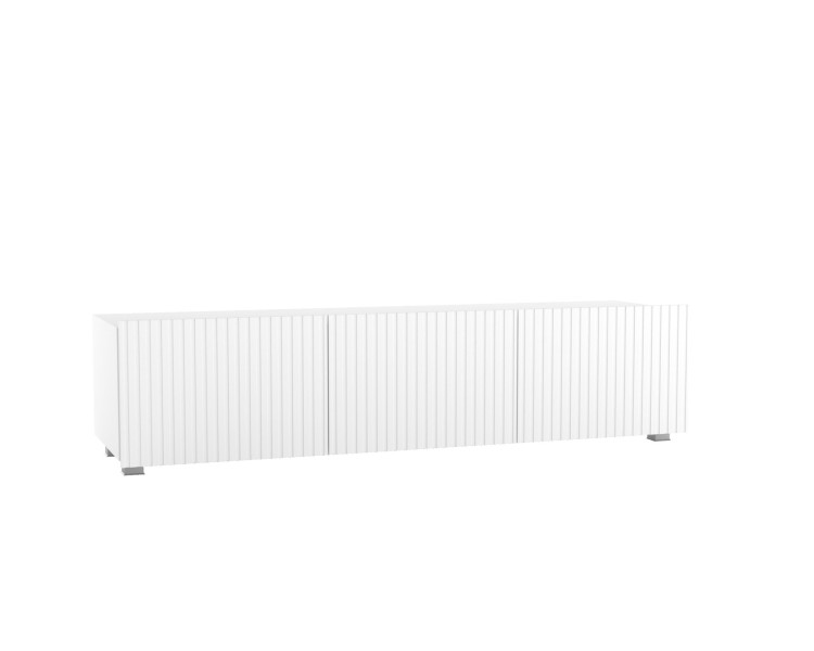 Szafka RTV Kolder 150 cm w kolorze białym 298957