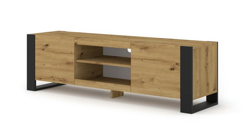 Szafka RTV komoda MONDI 158 cm dąb artisan stojąca 241271