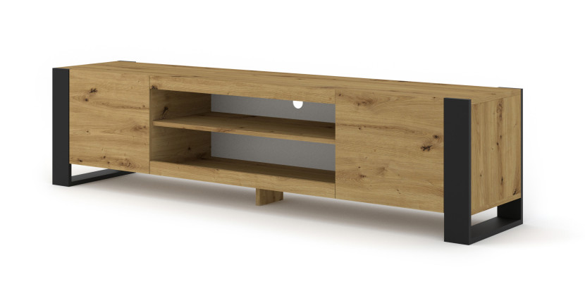 Szafka RTV komoda MONDI 188 cm dąb artisan stojąca 239863