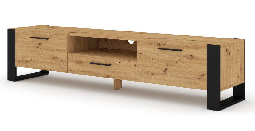 Szafka RTV komoda NUKA 200 cm dąb artisan stojąca 239860