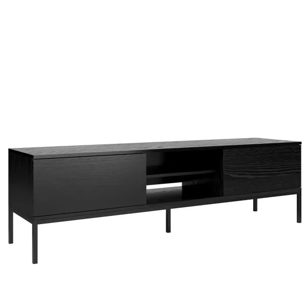 Szafka RTV KRON 170cm czarny dąb 638950