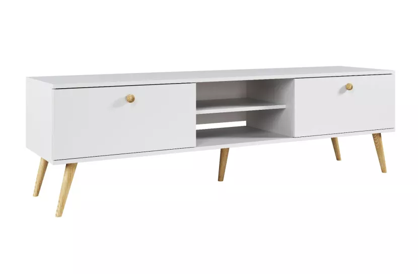 Szafka RTV LEBEL 170 biała mat 551679