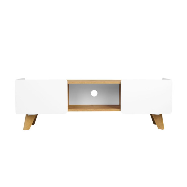 Szafka Rtv Lett 02 na dębowych nogach / szer. 135 cm 262345