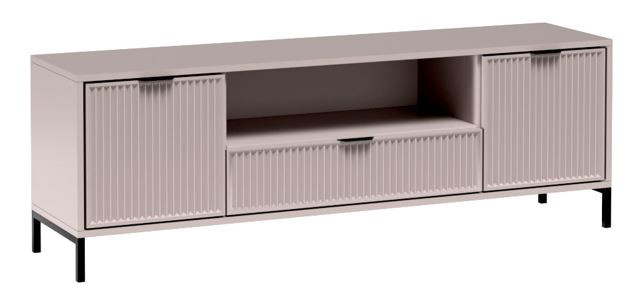 Szafka RTV LINK LS-4 kaszmir 165 cm RYFLOWANE FRONTY 135350