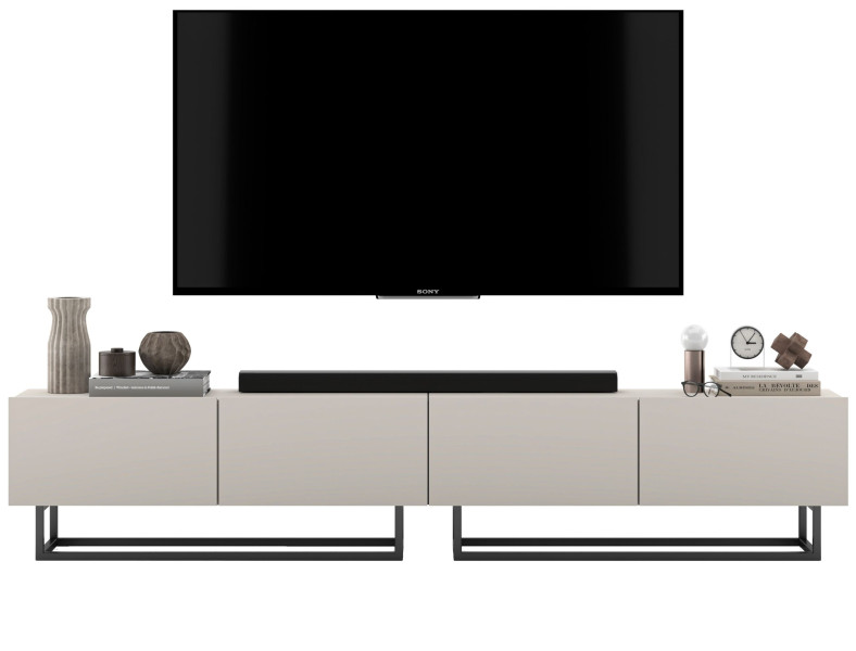 Szafka RTV Loft Industrialna komoda kaszmir mat 240 cm 636587