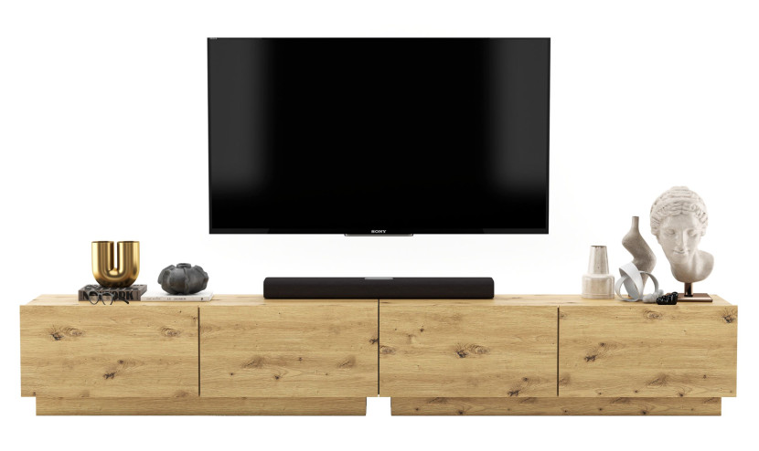 Szafka RTV Loft Industrialna komoda RTV dąb artisan MAT 240 180342