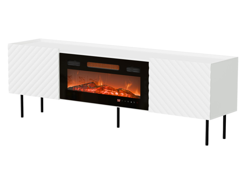 Szafka RTV Lucca 180 2D z kominkiem 267931