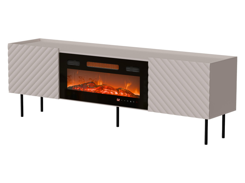 Szafka RTV Lucca 180 2D z kominkiem 267930