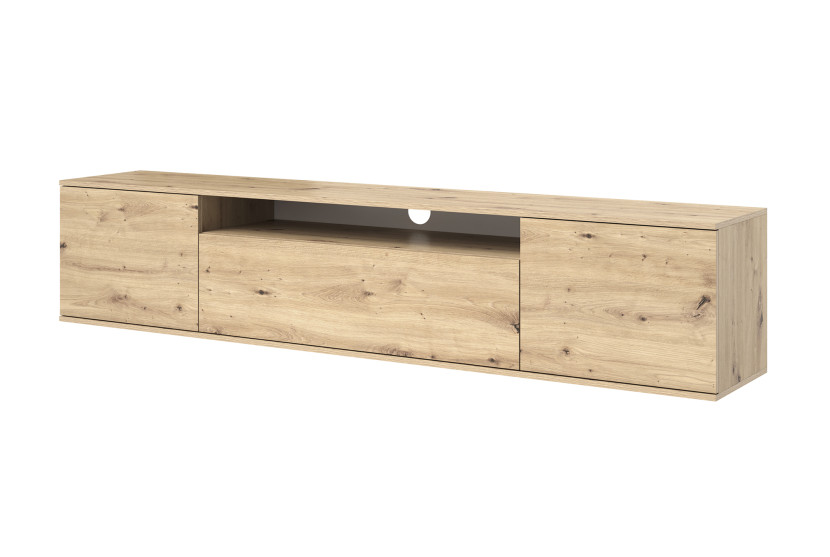 Szafka RTV Masimo 200cm dąb artisan wisząca loftowa 339788