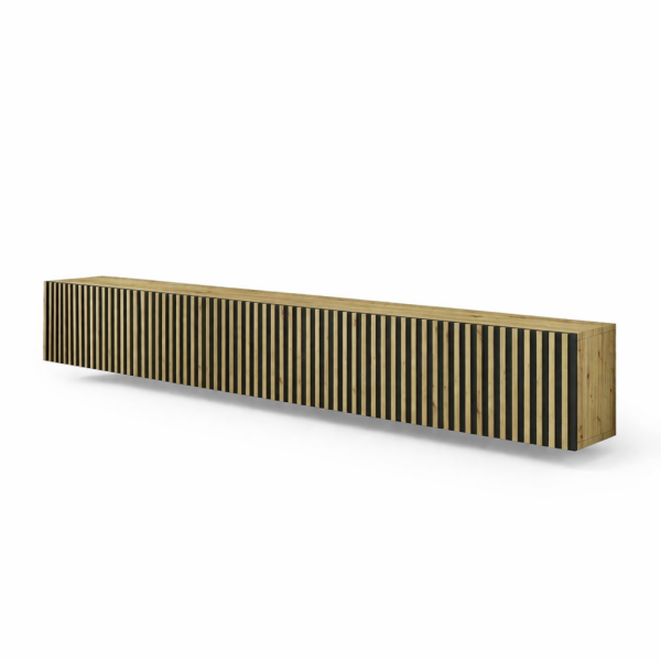 Szafka Rtv Meble Do Salonu Loft Z Lamaelami Trend-11 Dab Artisan - 301Cm 989337