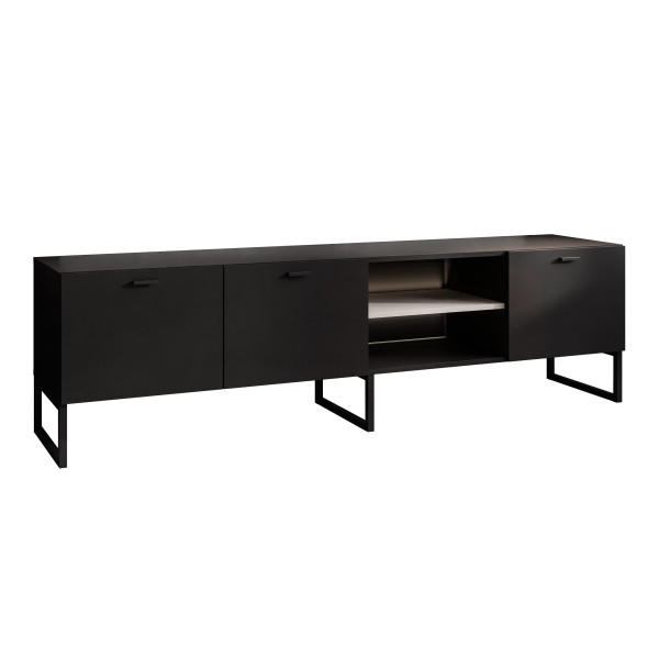 Szafka RTV MOONLIGHT 185 cm czarny 193598