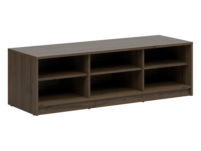 Szafka RTV Nepo Plus 138 cm z półkami dąb noble 372439