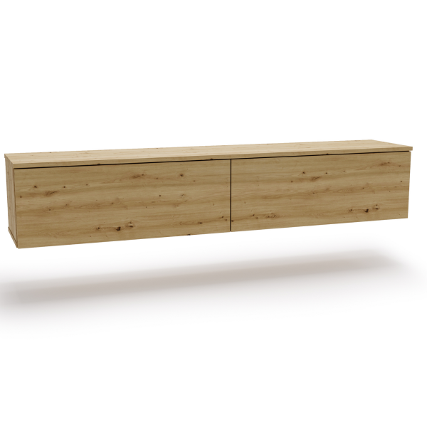 Szafka RTV Nicole 160 cm - kolor Dąb artisan 634856