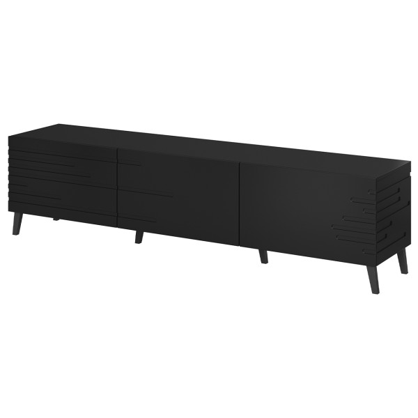 Szafka RTV NOVI czarny 229309