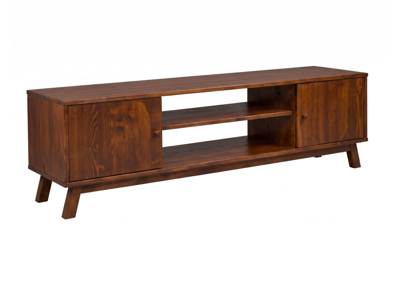Szafka RTV Oregon wood 180 cm drewniana, kolor kasztan 1080127