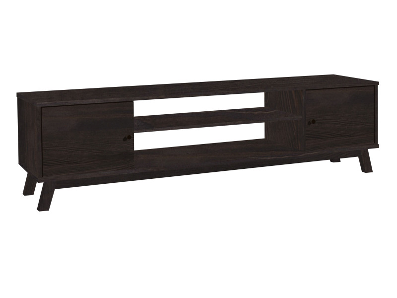 Szafka RTV Oregon wood 200 cm drewniana, kolor orzech 682097
