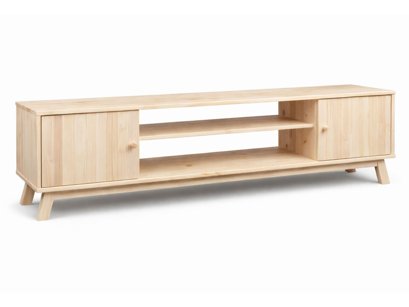 Szafka RTV Oregon wood 200 cm drewniana, kolor sosnowy 682096