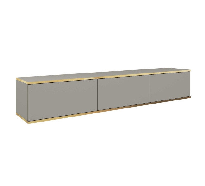 Szafka RTV ORO 175 szary + złoty 270811