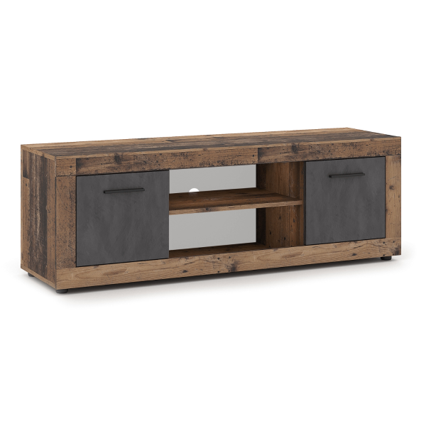Szafka RTV Pod Telewizor Komoda Stolik Do Salonu Rustykalny BLAGO 140 cm 940003