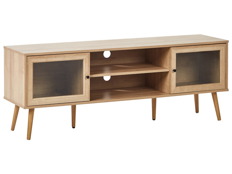 Szafka RTV pod TV 150 cm jasne drewno 673099