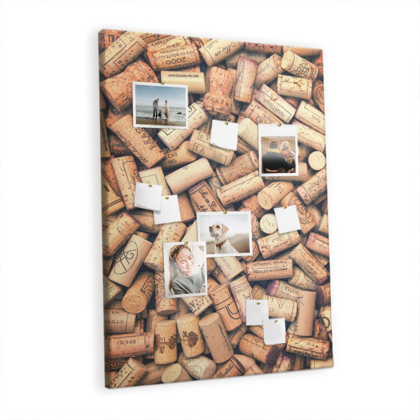 Tablica korkowa do przedpokoju nadruk dekoracja + pinezki 529308