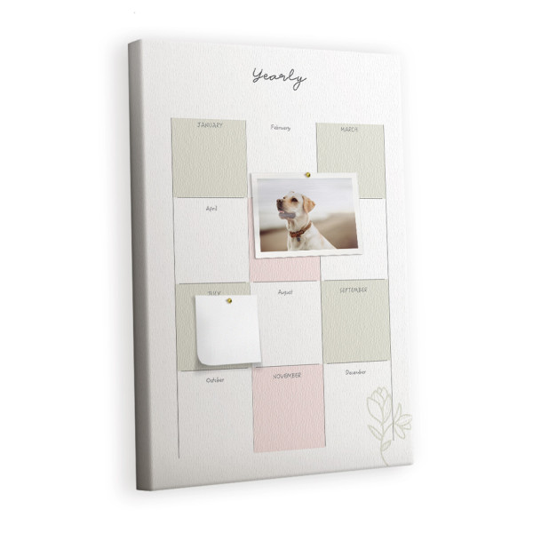 Tablica korkowa do sypialni nadruk Dekoracyjny + pinezki 528245