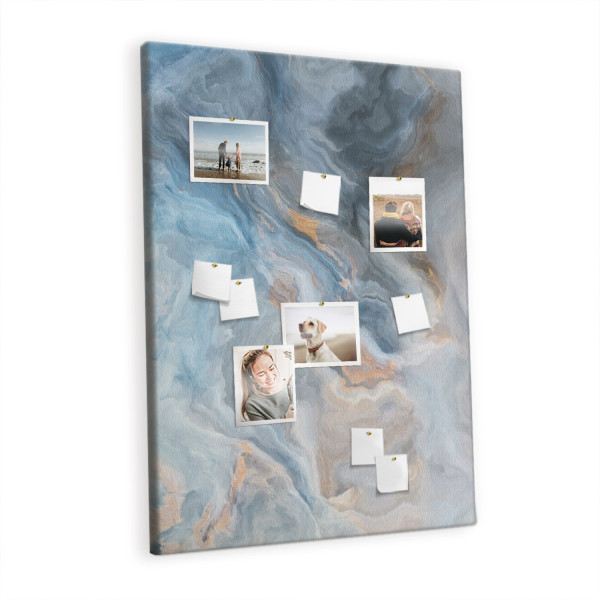 Tablica korkowa do szkoły nadruk Plamy abstrakcja + pinezki 473929