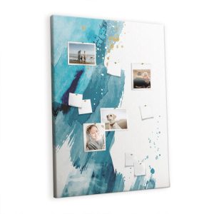Tablica korkowa organizer nadruk drewno + pinezki 520864