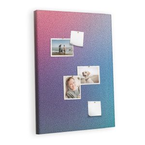 Tablica korkowa organizer nadruk Jasne drewno + pinezki 522960