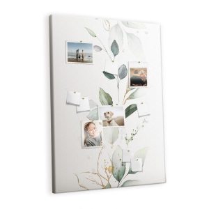 Tablica korkowa organizer nadruk Las drzewa + pinezki 473781