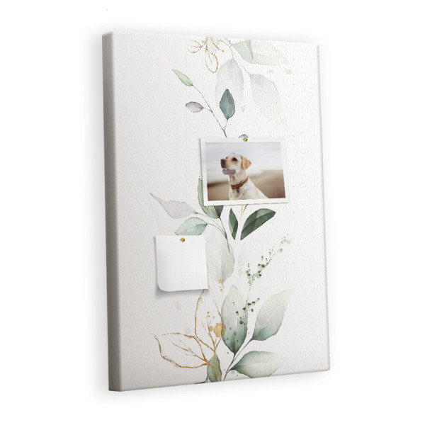 Tablica korkowa organizer nadruk Las drzewa + pinezki 474028