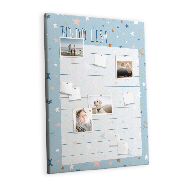 Tablica korkowa organizer nadruk mandala + pinezki 528679