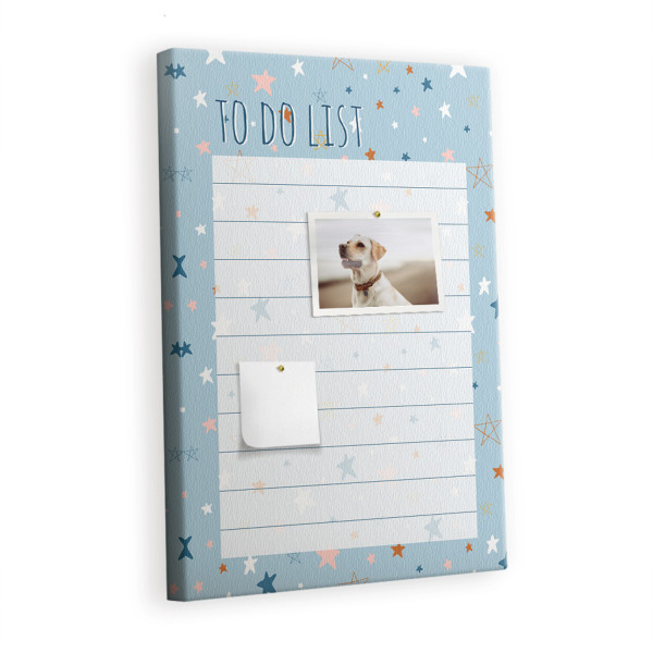 Tablica korkowa organizer nadruk mandala + pinezki 518066