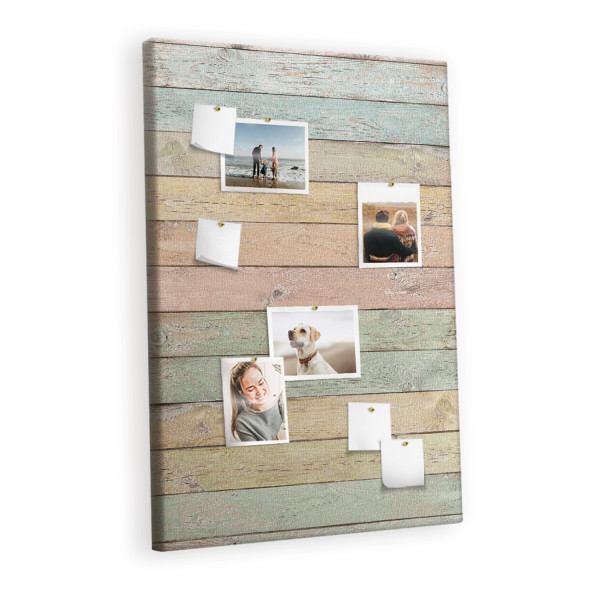 Tablica korkowa planer nadruk Płomienie z grila + pinezki 529451