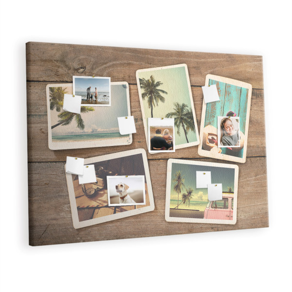 Tablica korkowa z nadrukiem dla dzieci + pinezki Polaroid 431183