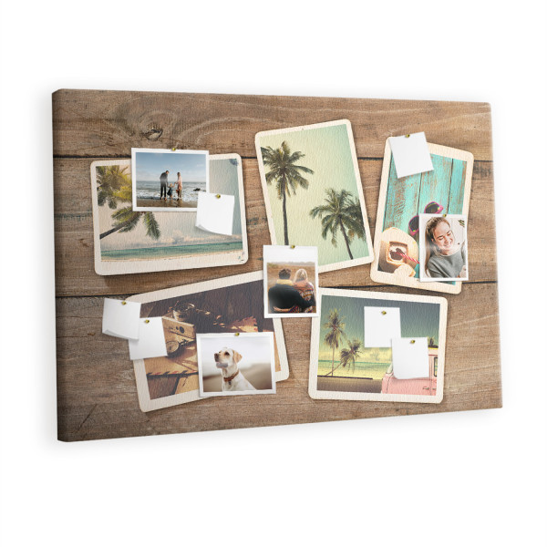 Tablica korkowa z nadrukiem dla dzieci + pinezki Polaroid 430916