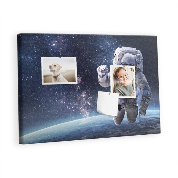 Tablica korkowa z nadrukiem do kuchni + pinezki Astronauta 410140