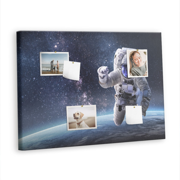 Tablica korkowa z nadrukiem do kuchni + pinezki Astronauta 407297