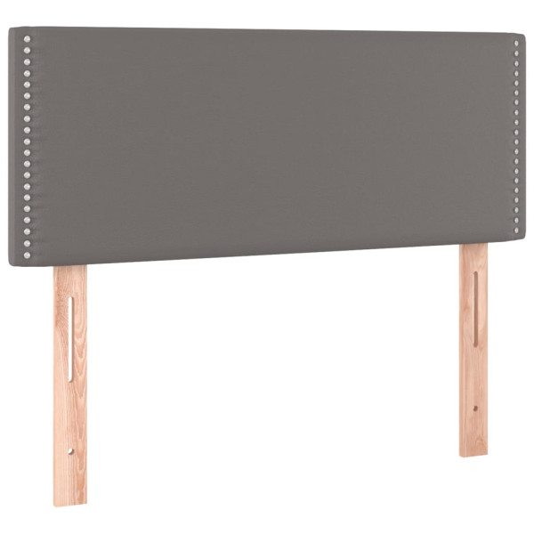 Wezgłowie Szary 80 x 5 x 78/88 cm Sztuczna skóra vidaXL 533307