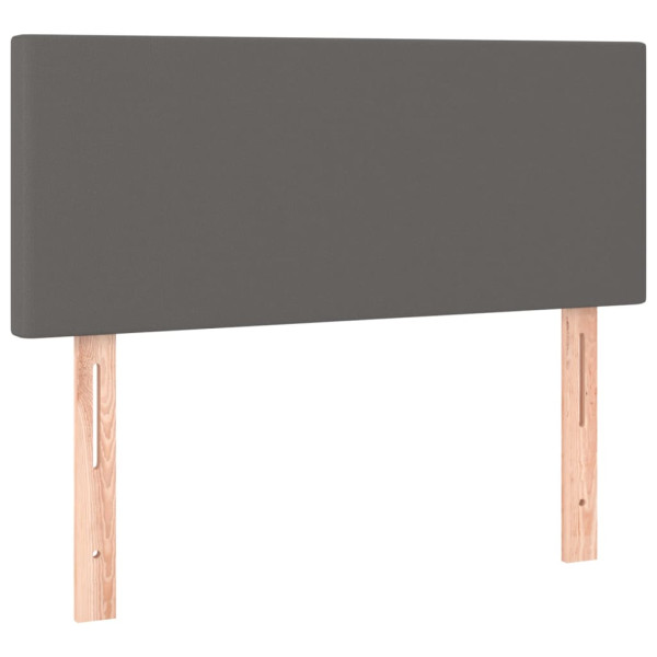 Wezgłowie Szary 80 x 5 x 78/88 cm Sztuczna skóra vidaXL 532820