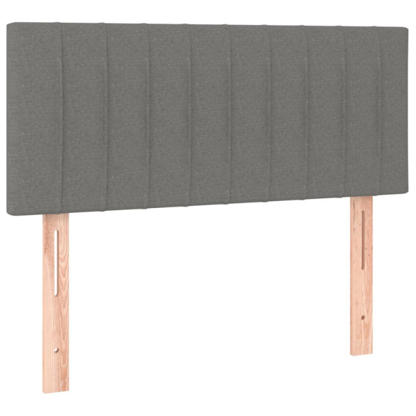 Wezgłowie Szary 80 x 5 x 78/88 cm Tkanina vidaXL 616828