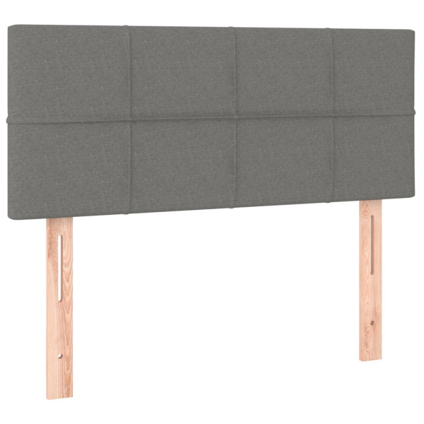 Wezgłowie Szary 80 x 5 x 78/88 cm Tkanina vidaXL 532386