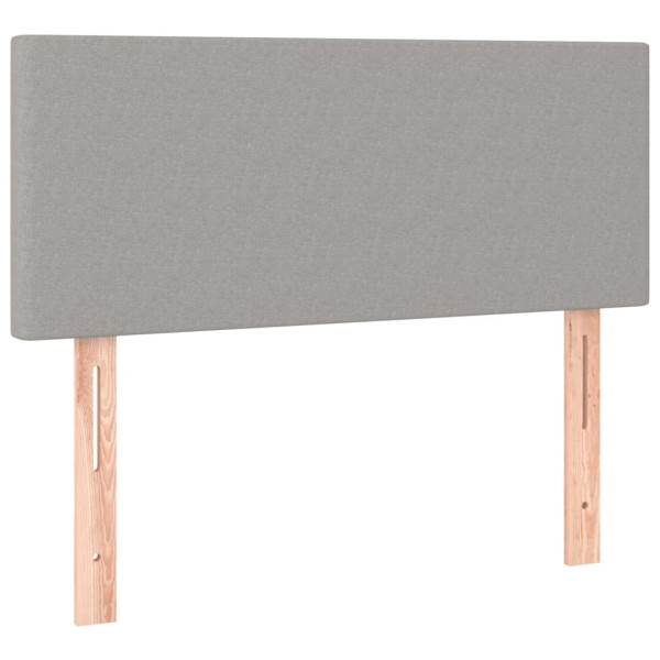Wezgłowie Szary 80 x 5 x 78/88 cm Tkanina vidaXL 533396