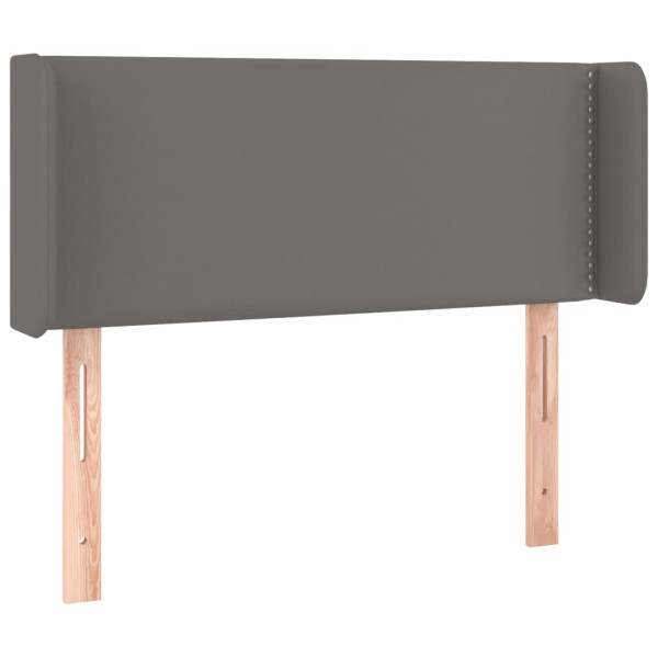 Wezgłowie Szary 83 x 16 x 78/88 cm Sztuczna skóra vidaXL 521113