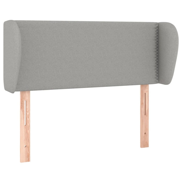 Wezgłowie Szary 83 x 23 x 78/88 cm Tkanina vidaXL 379825