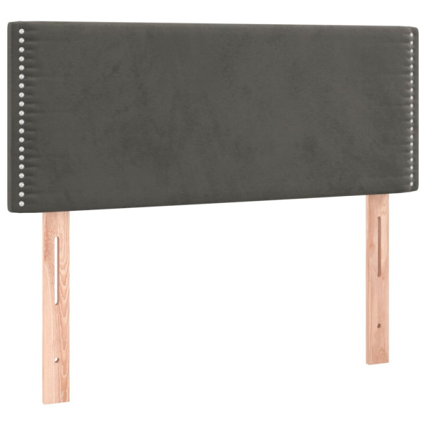 Wezgłowie Szary 90 x 5 x 78/88 cm Aksamit vidaXL 527856