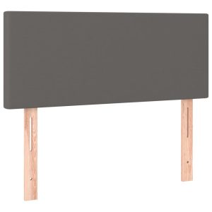 Wezgłowie Szary 90 x 5 x 78/88 cm Sztuczna skóra vidaXL 533463 Wezgłowie Szary 90 x 5 x 78/88 cm Sztuczna skóra vidaXL 533463